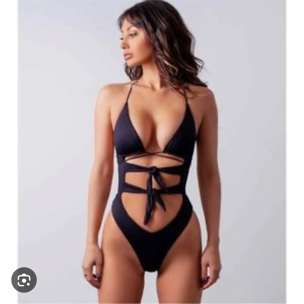 Juliette Black One Piece Bathing Suit